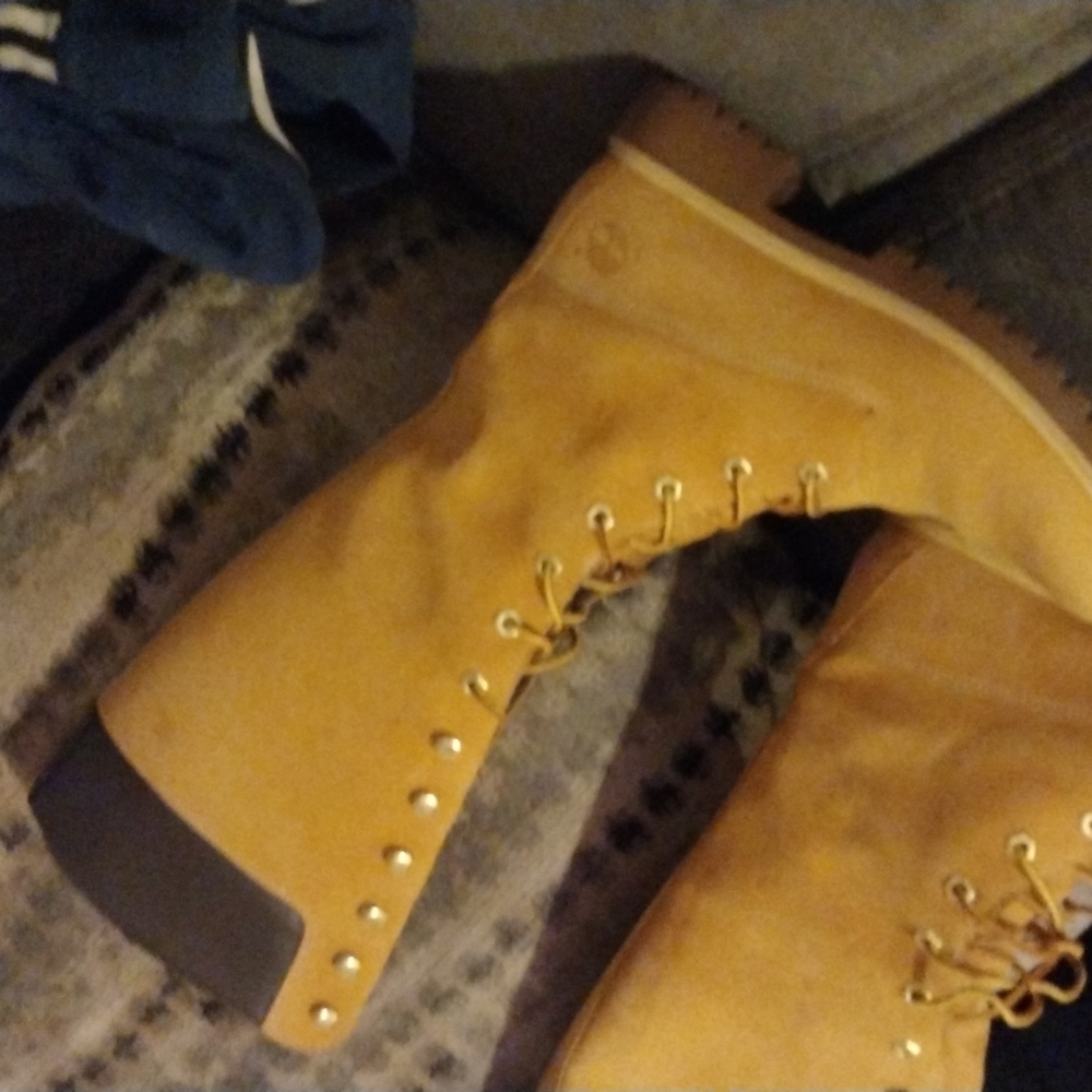 Knee high. Timberland boots